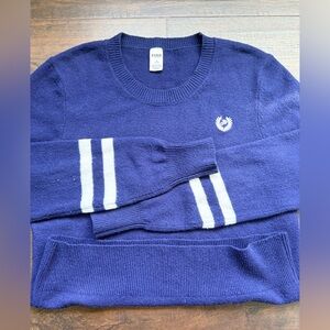 PINK Victoria's Secret Navy Crewneck Knit Sweater